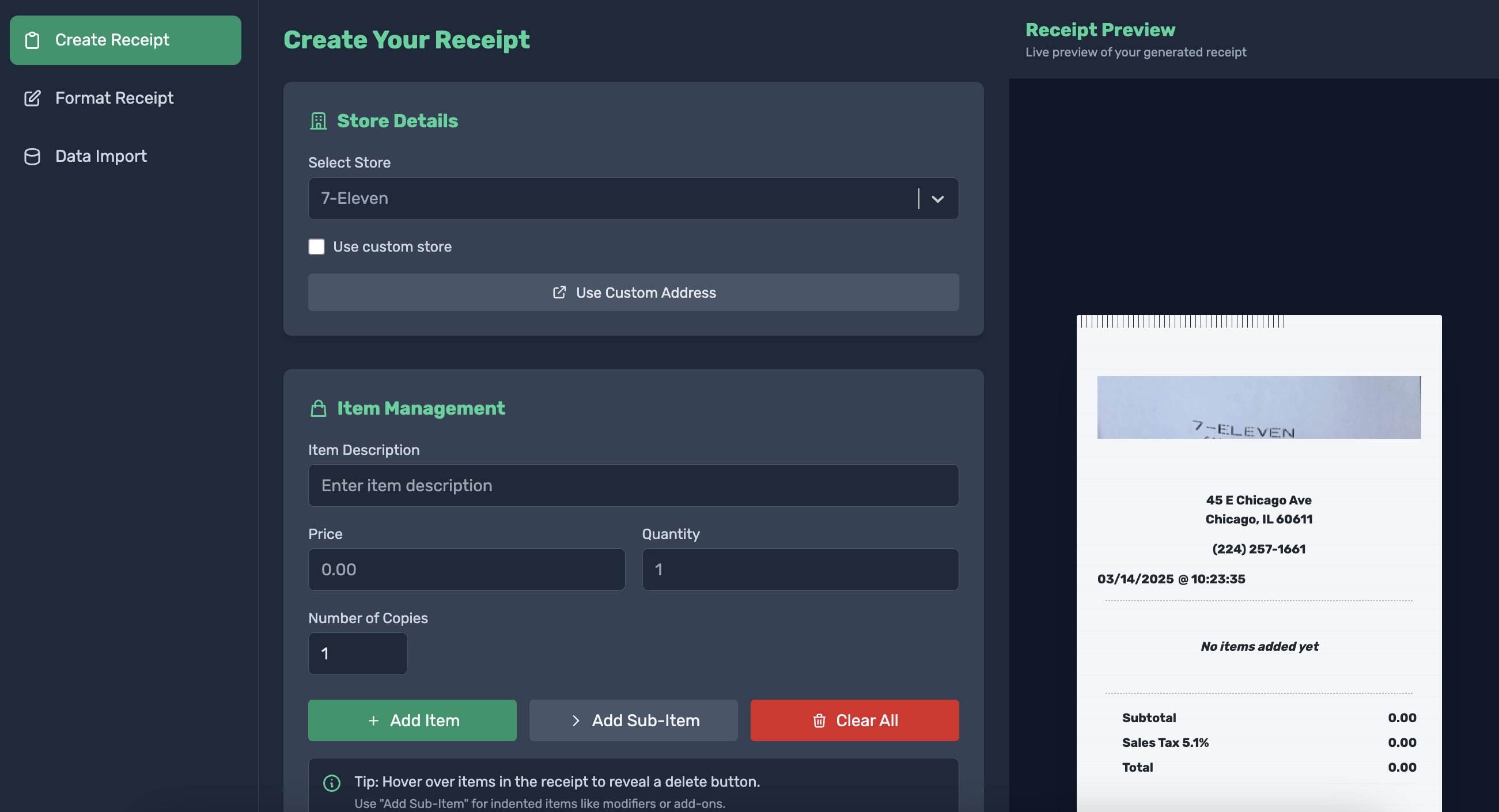 Project preview